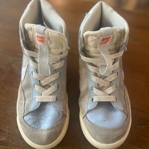 Nike high top kids shoes